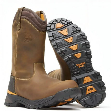 Georgia Boot TBD Waterproof Wellington Pull-On Boot Sole