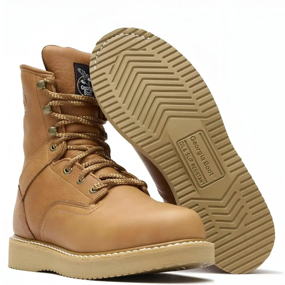 Georgia Boot Wedge 8" Work Boot Sole