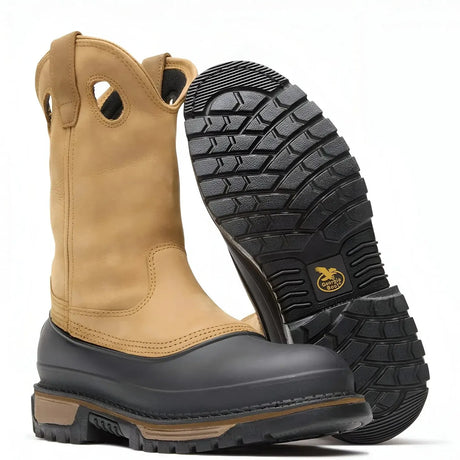 Georgia Boot Muddog Steel Toe Waterproof Wellington Sole