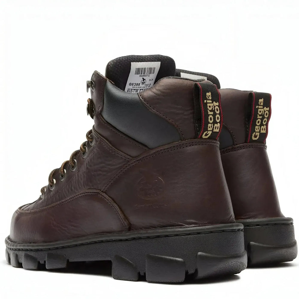 Georgia Boot Eagle Light Wide Load Steel Toe Work Hiker Heel