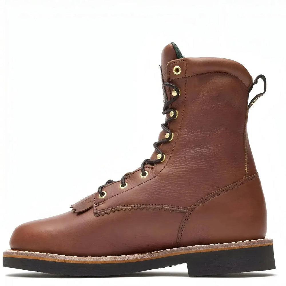 Georgia Boot Farm and Ranch Lacer Work Boot Side