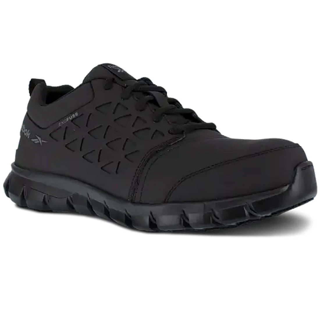 Sublite Cushion Composite-Toe Athletic Work Shoe Black Exofuse