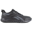 Reebok Work Flexagon Force Xl Composite-Toe Athletic Work Shoe Black/Gray Profile View