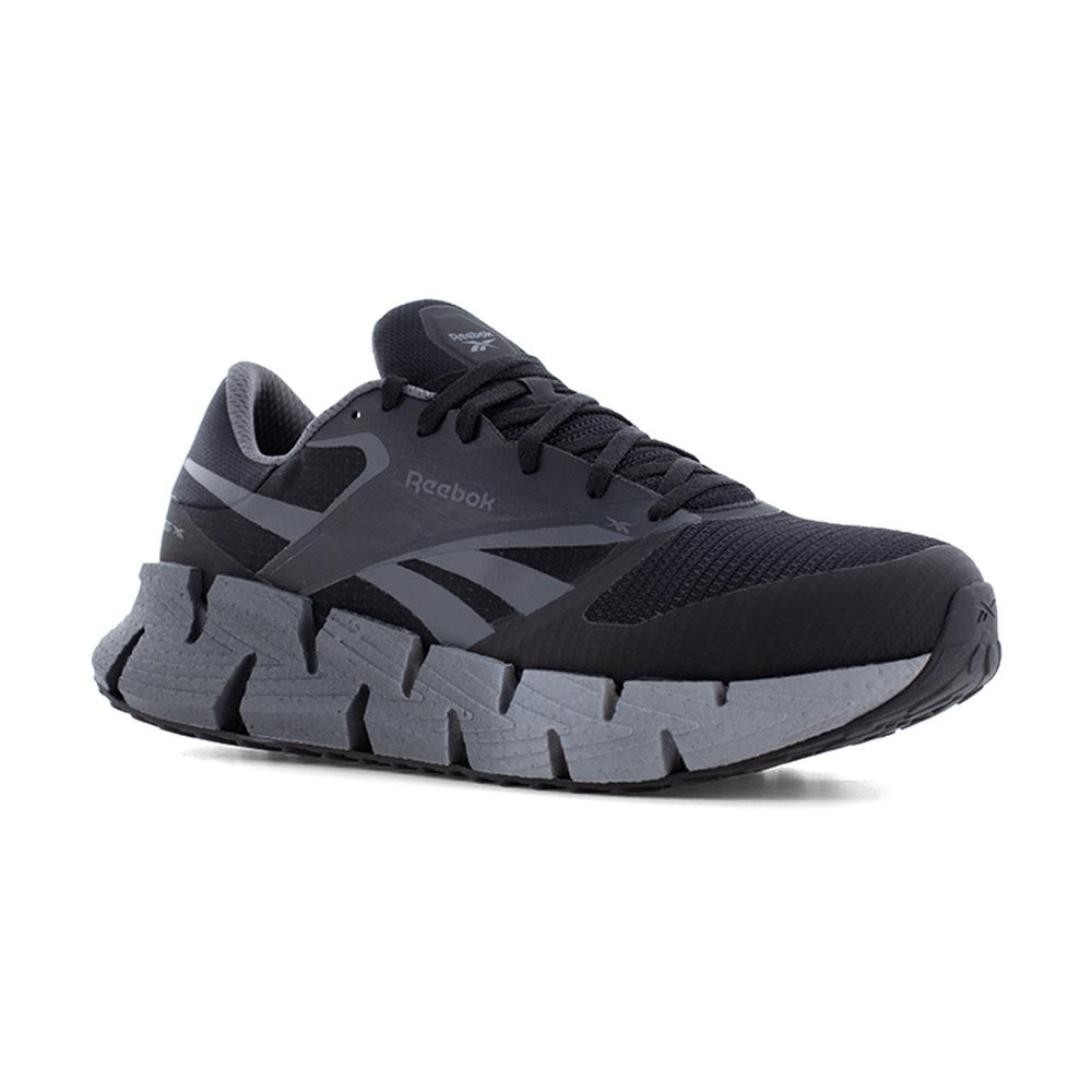 Reebok FloatZig Athletic Composite Toe Work Shoe – Black/Gray RB3031 Image
