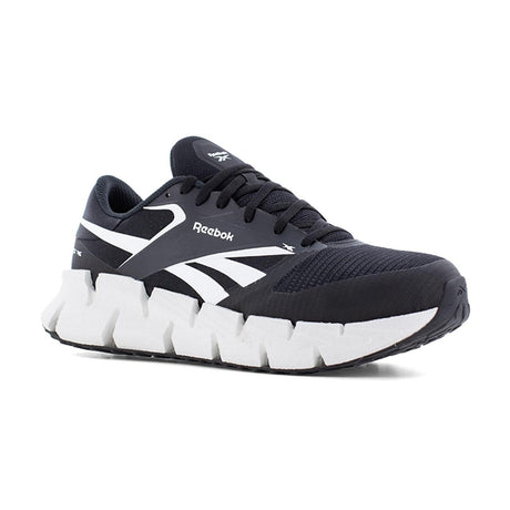 Reebok FloatZig Athletic Composite Toe Work Shoe – Black/White RB3033 Image