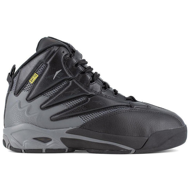 Reebok Work The Blast Composite-Toe Metguard Work Boot Black/Dark Gray Profile View