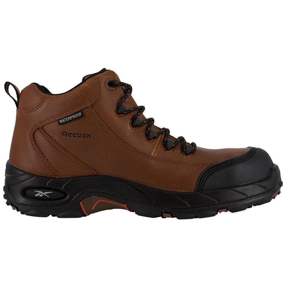 Reebok Work Tiahawk Composite-Toe Work Boot Brown Profile View