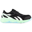 Reebok Work Women's Nanoflex Tr Composite-Toe Athletic Work Shoe Black/Blue Profile View
