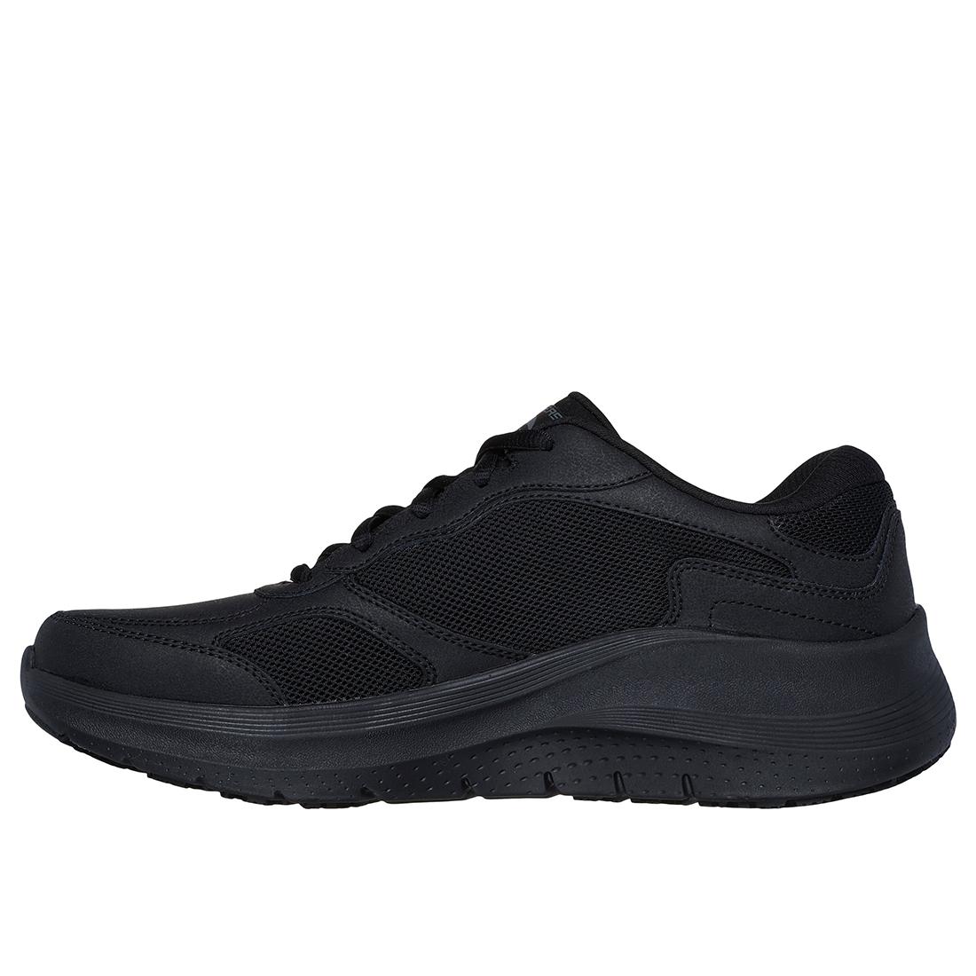 Skechers Work Arch Fit 2.0 Sr Slip Resistant Shoe Black 200331/BLK Medial Image