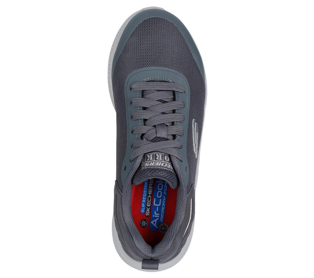 Skechers Work Cabix Nia Composite-Toe Shoe CHARCOAL / PINK 108228/CCPK Heel Image