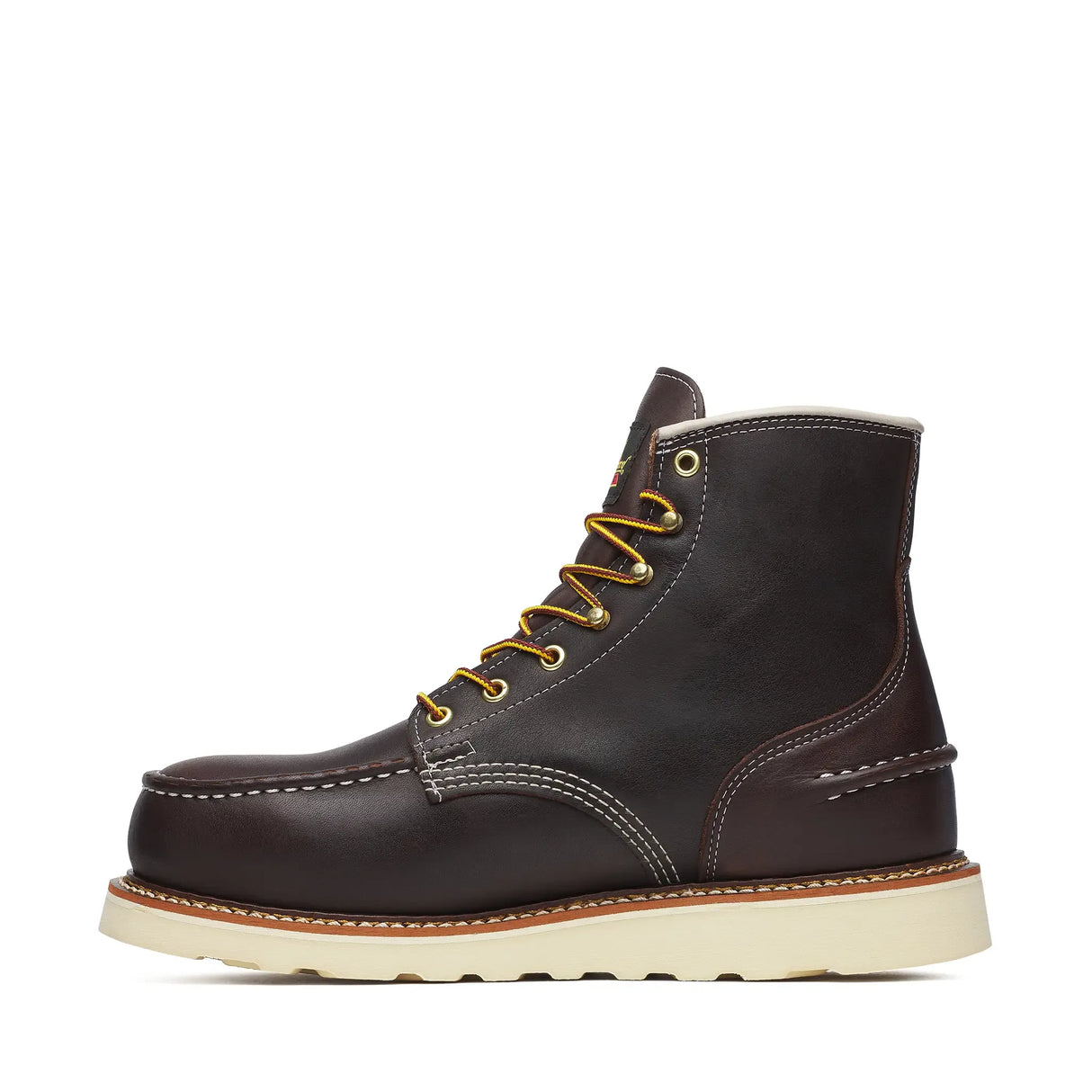 Thorogood 1957 Series 6" Waterproof Moc Steel-Toe Boot with Maxwear Wedge Briar Pitstop Inner Side View