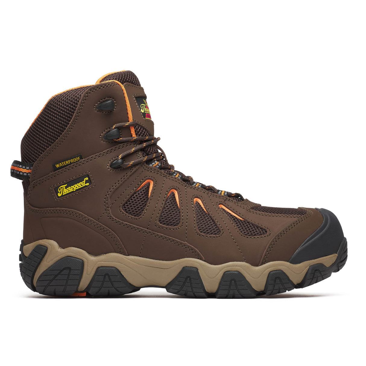 Thorogood Crosstrex Series 6" Composite Toe Waterproof Hiker Boot Brown side view