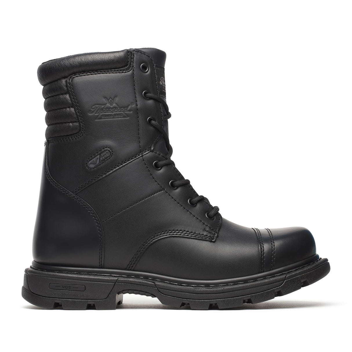 Thorogood GenFlex2 Series 8" Tactical Jump Zip Boot Black side view