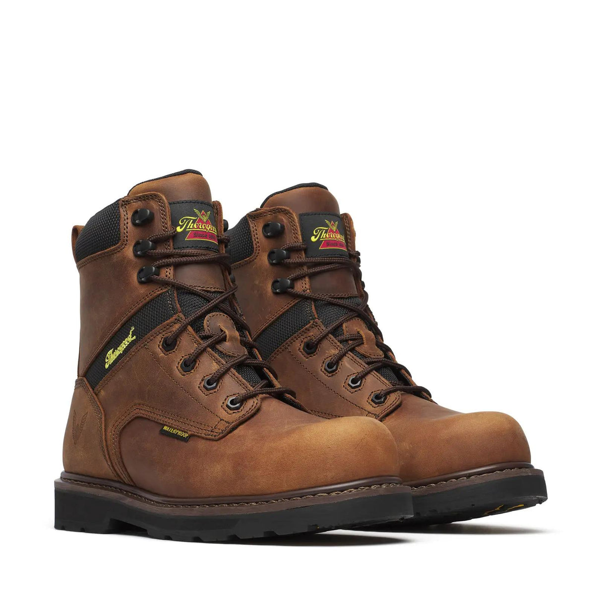 Thorogood Jobsite Series 8" Composite Toe Waterproof Boot Crazy Horse Medial View