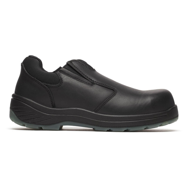 Thorogood Thoroflex Slip-On Composite Toe Shoe Black side view