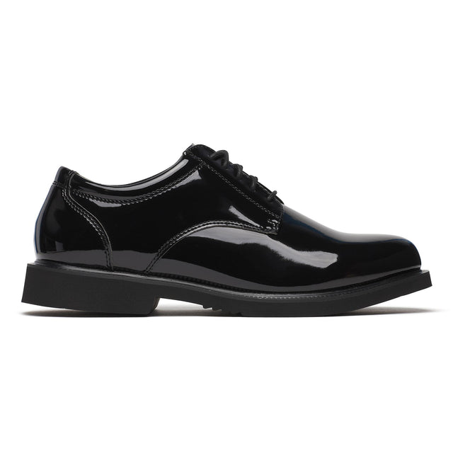 Thorogood Uniform Classics Poromeric Oxford Shoe Black side view