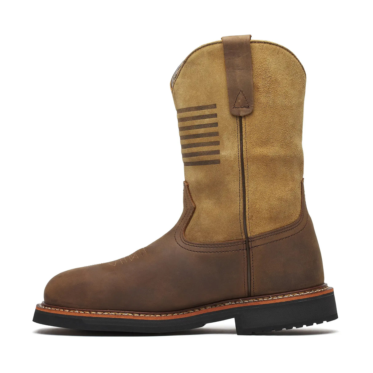 Thorogood Western 11" Comp-Toe Waterproof Square-Toe Boot Crazy Horse/Tan Inner Side View