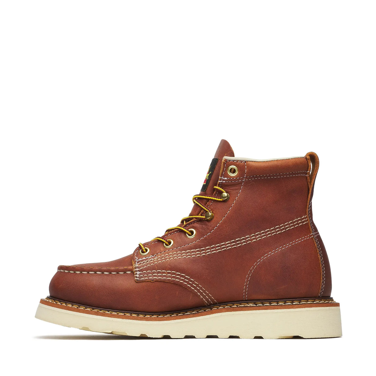 Thorogood Women's American Heritage 6 Tobacco Moc Toe Maxwear Wedge Inner Side View