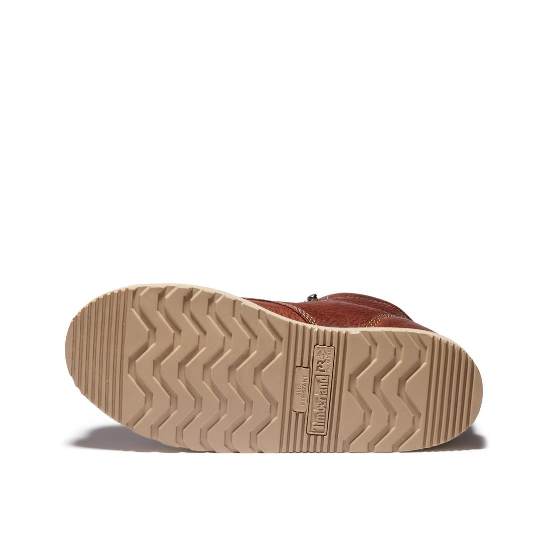 Timberland Pro Barstow 6 Inch Soft-Toe Wedge Boot Brown Sole View