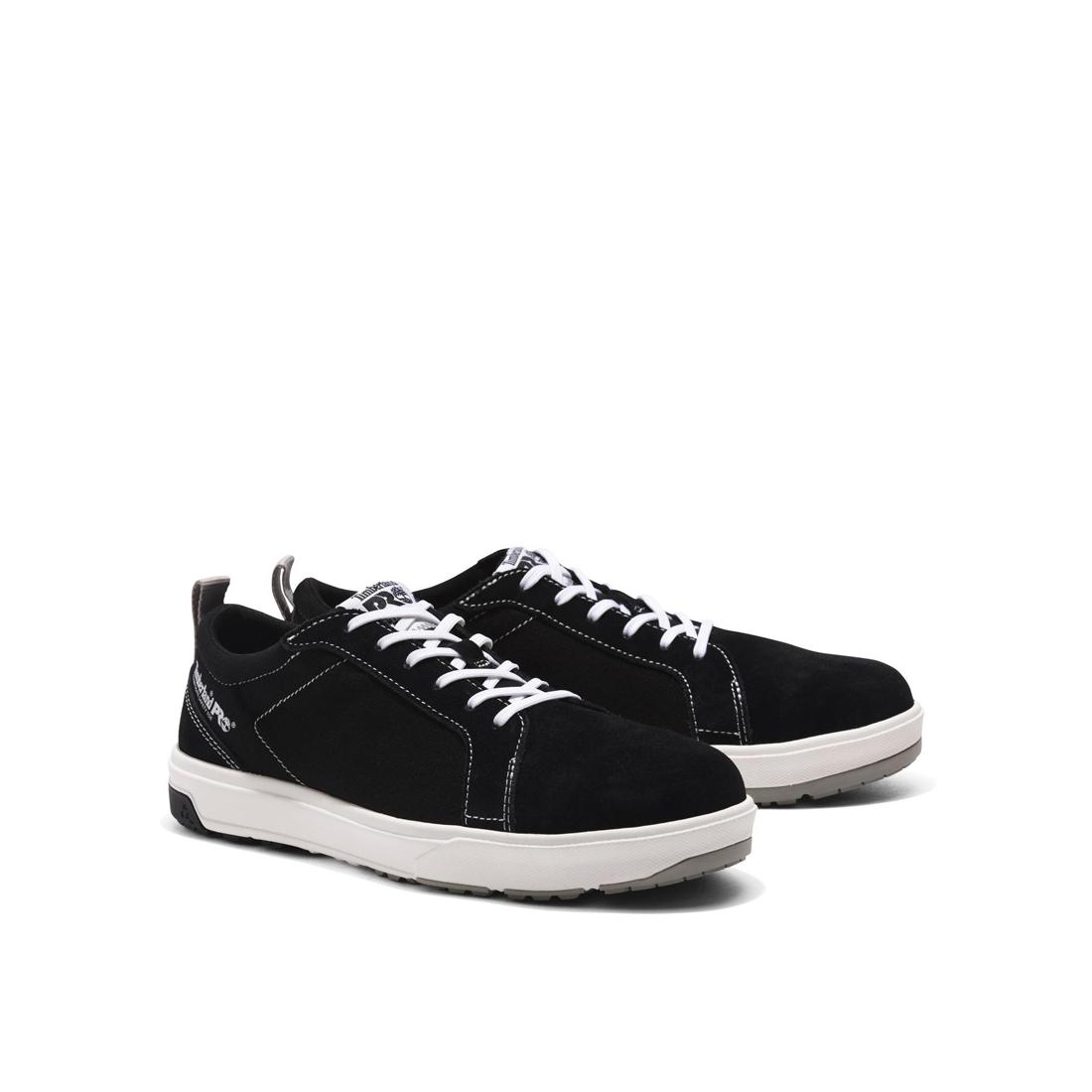 Timberland Pro Berkley Composite-Toe Oxford Work Shoe Black Detail View