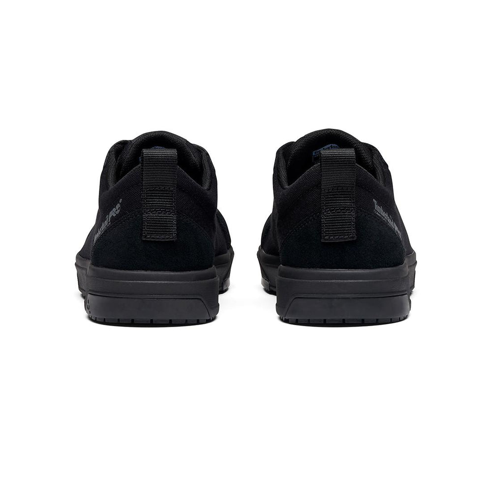 Timberland Pro Berkley Ox Composite-Toe Work Shoe Sd10 Black Heel-Back View