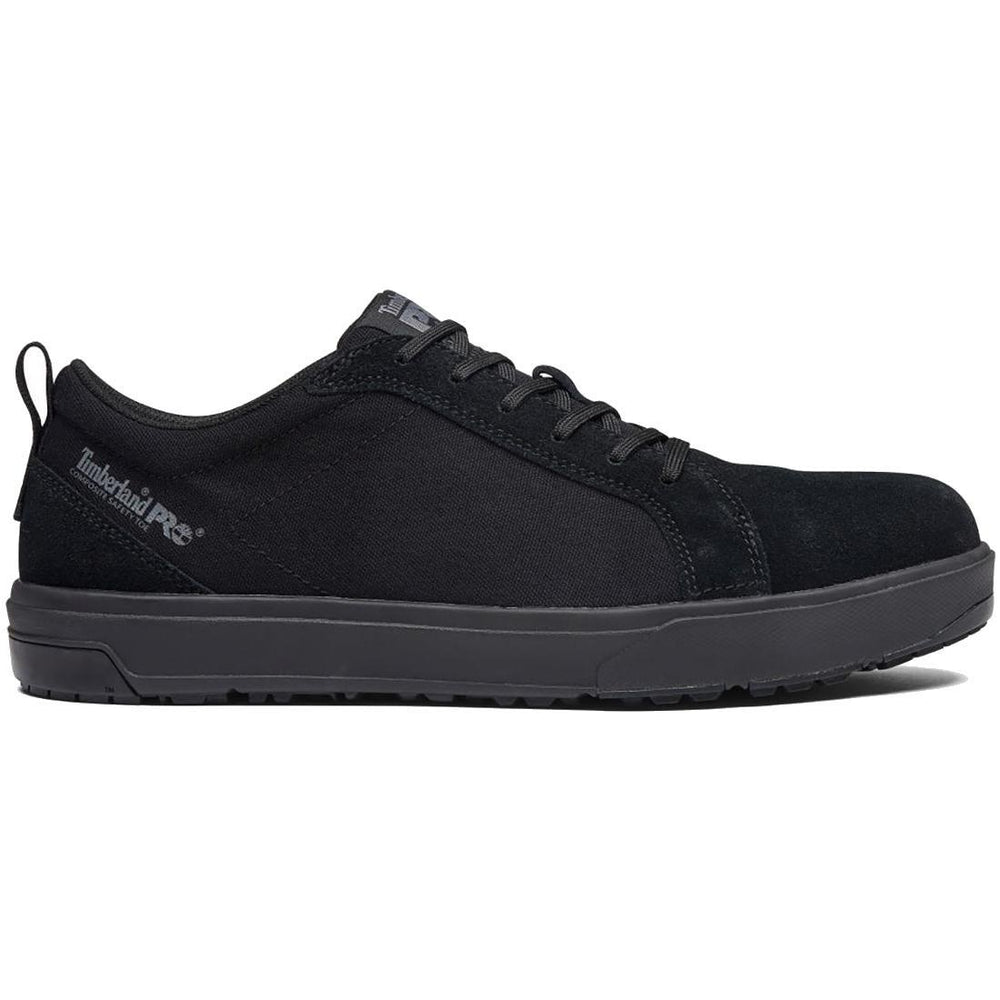 Timberland Pro Berkley Ox Composite-Toe Work Shoe Sd10 Black Profile View