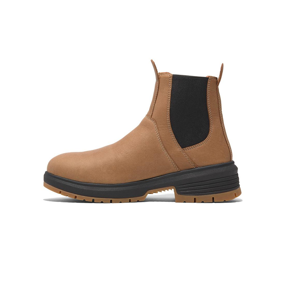 Timberland Pro Women's Birchline Composite-Toe Chelsea Boot Full Grain Light Brown View