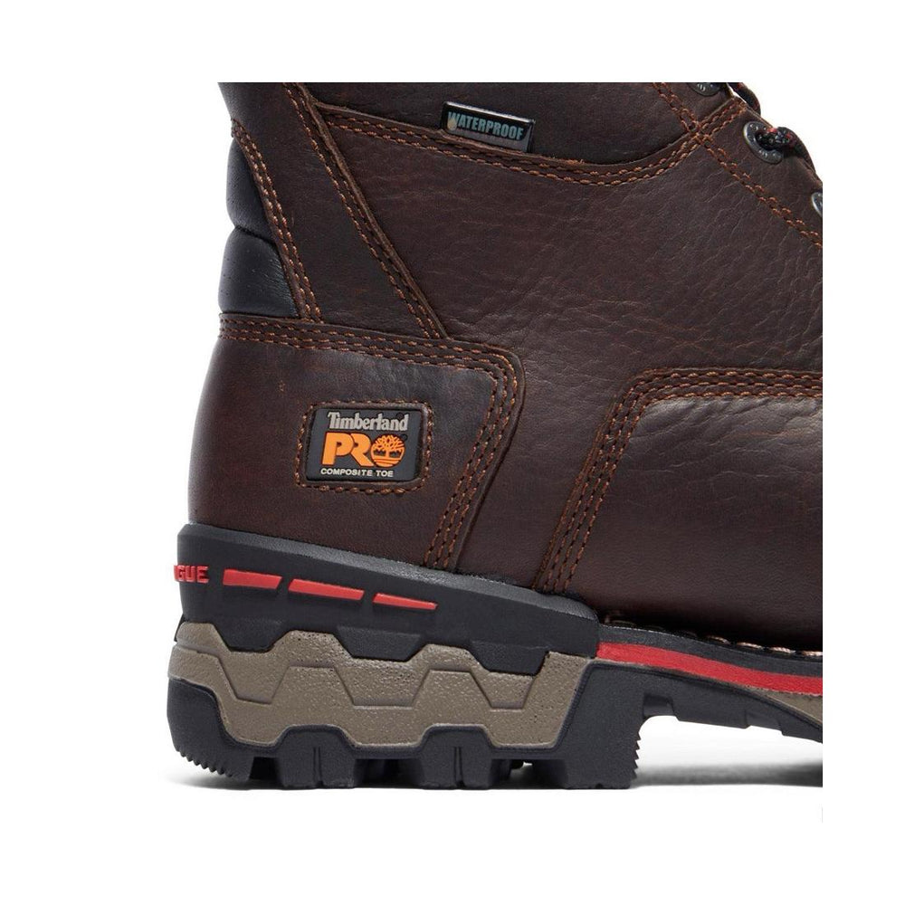 Timberland Pro Boondock 8 Inch Composite-Toe Waterproof Ins 1000G Work Boot Brown View