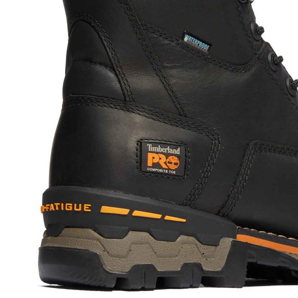 Timberland Pro Boondock Waterproof Steel Toe 200g Insulated Work Boots – Black Detail View