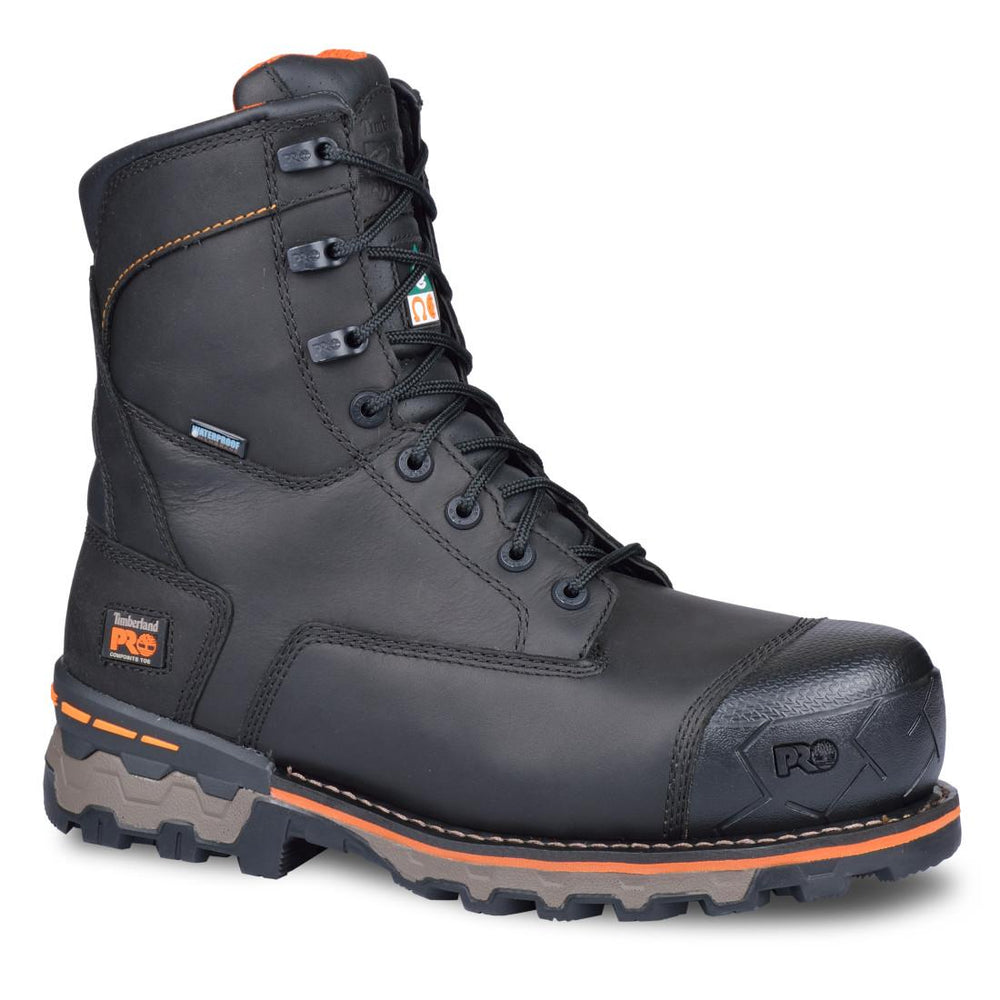 Timberland Pro Boondock Waterproof Steel Toe 200g Insulated Work Boots – Black Medial View
