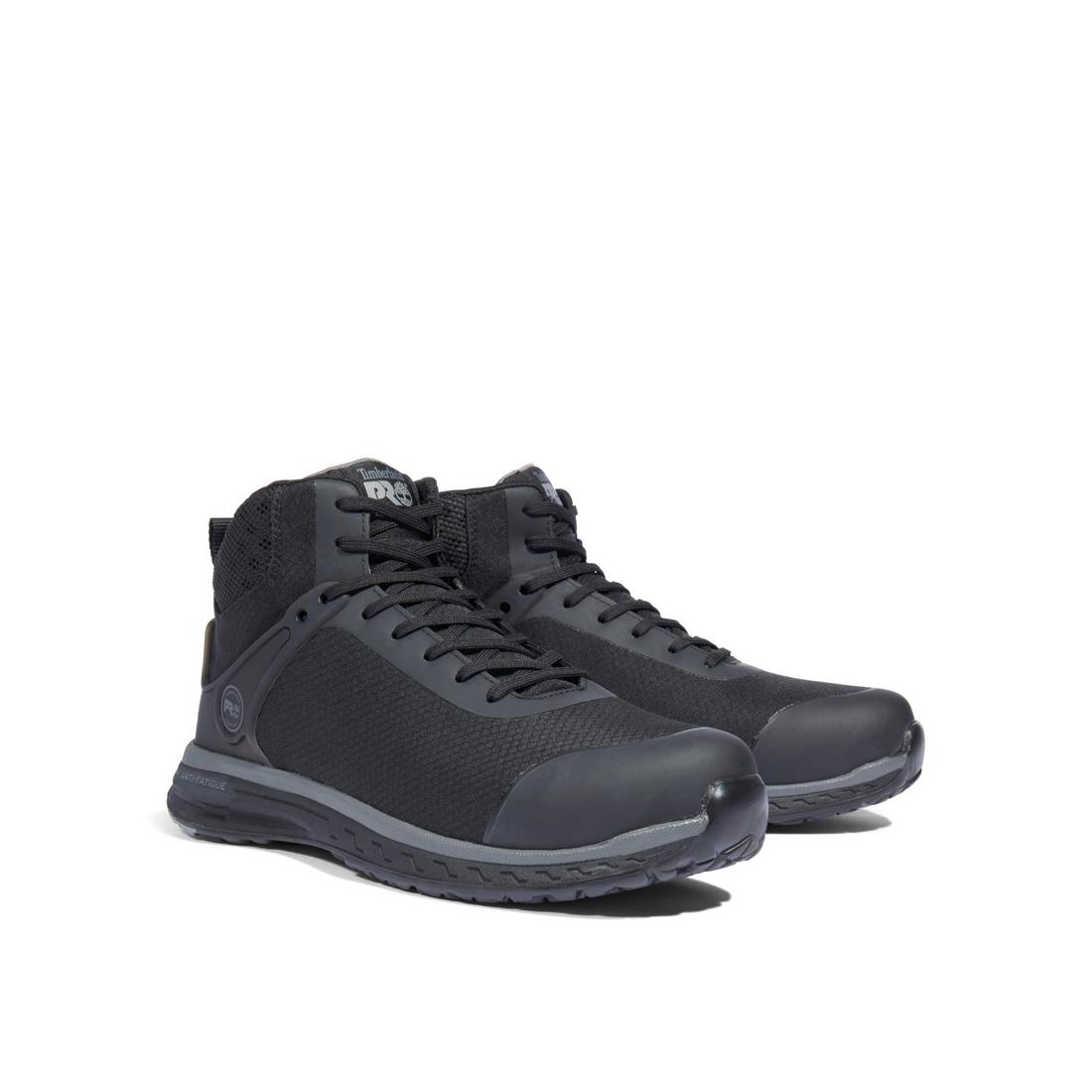 Timberland Pro Drivetrain Composite Toe Work Boot Black Angled View