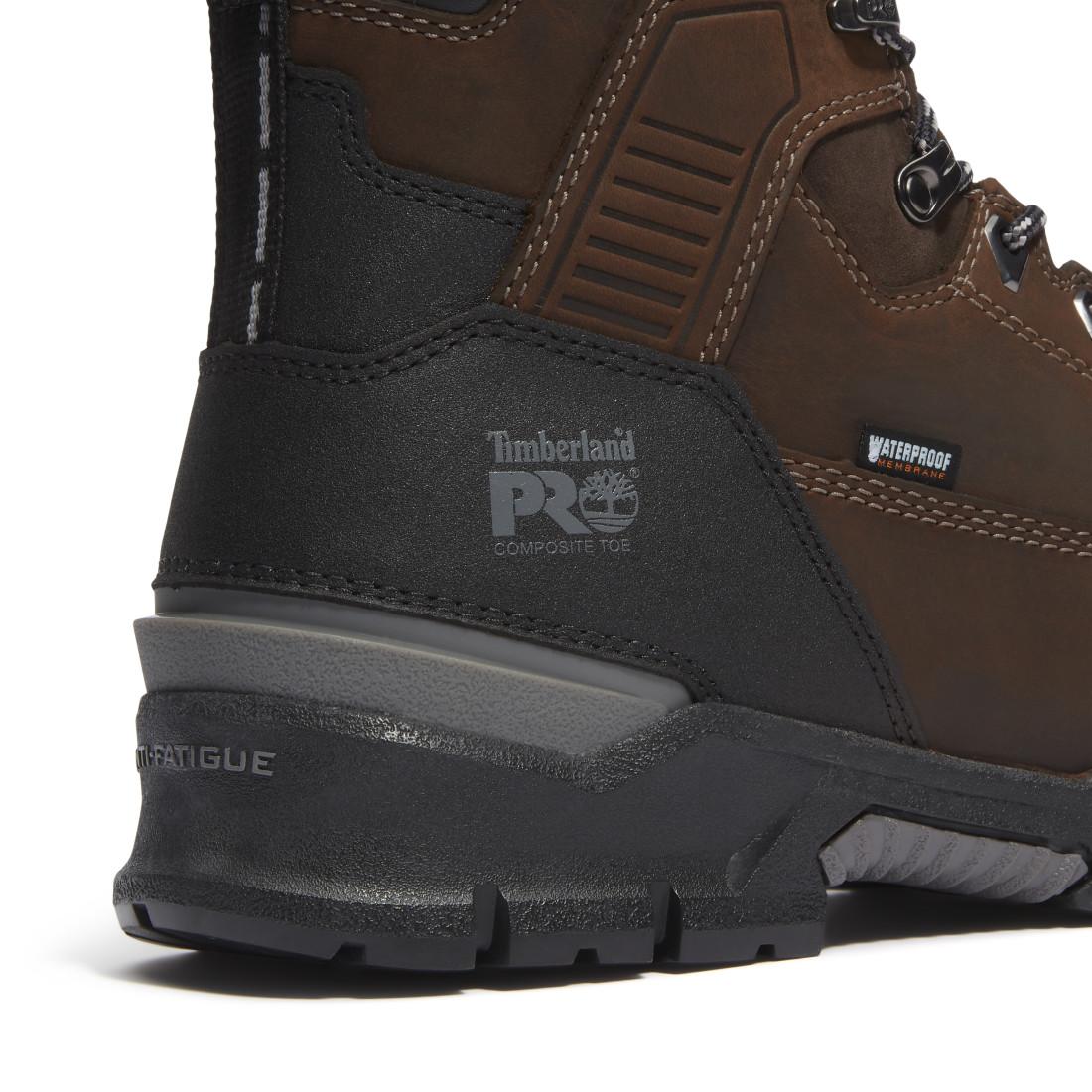 Timberland Pro Endurance EV Waterproof CSA Composite Toe INS Work Boots – Medium Brown View