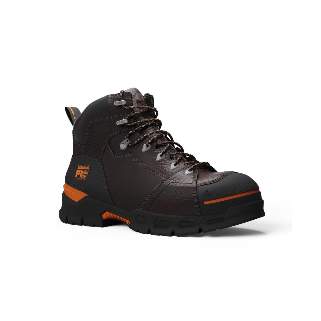 Timberland Pro Endurance Ev 6 Inch Composite-Toe Work Boot Brown Medial View