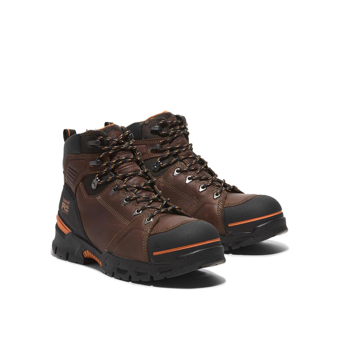 Timberland Pro Endurance Ev 6 Inch Composite-Toe Work Boot Brown View