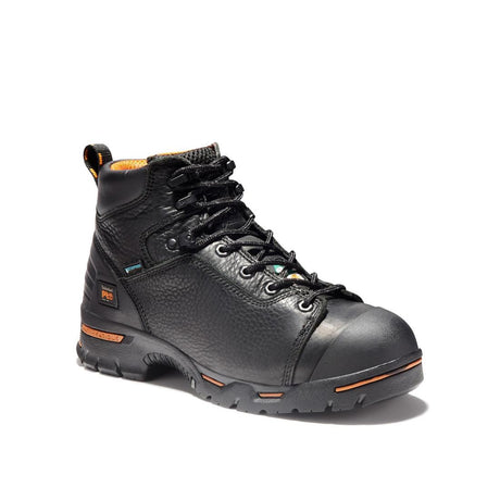 Timberland Pro Endurance 6 Inch Steel-Toe Waterproof PR Work Boot Black Medial View