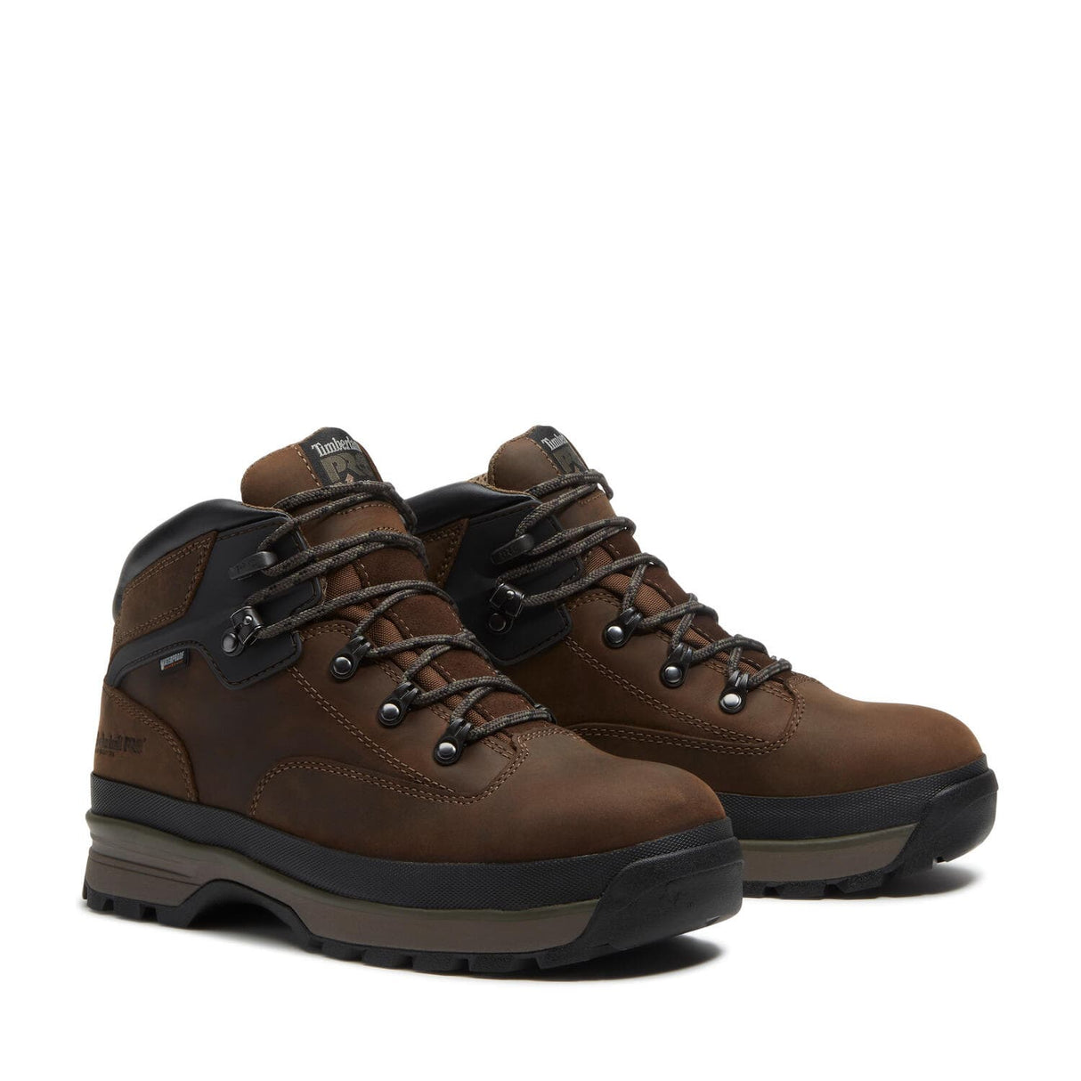 Timberland Pro Euro Hiker XT AMD Alloy Toe Waterproof EH Work Boots Brown A5XSQ both image