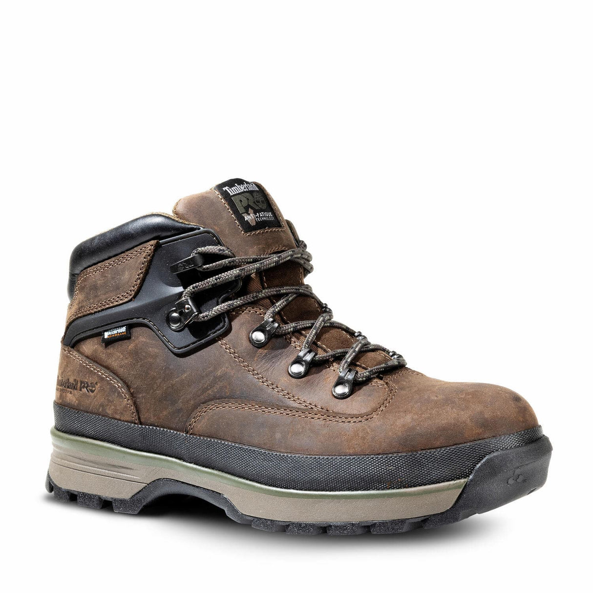 Timberland Pro Euro Hiker XT AMD Alloy Toe Waterproof EH Work Boots Brown A5XSQ lateral image