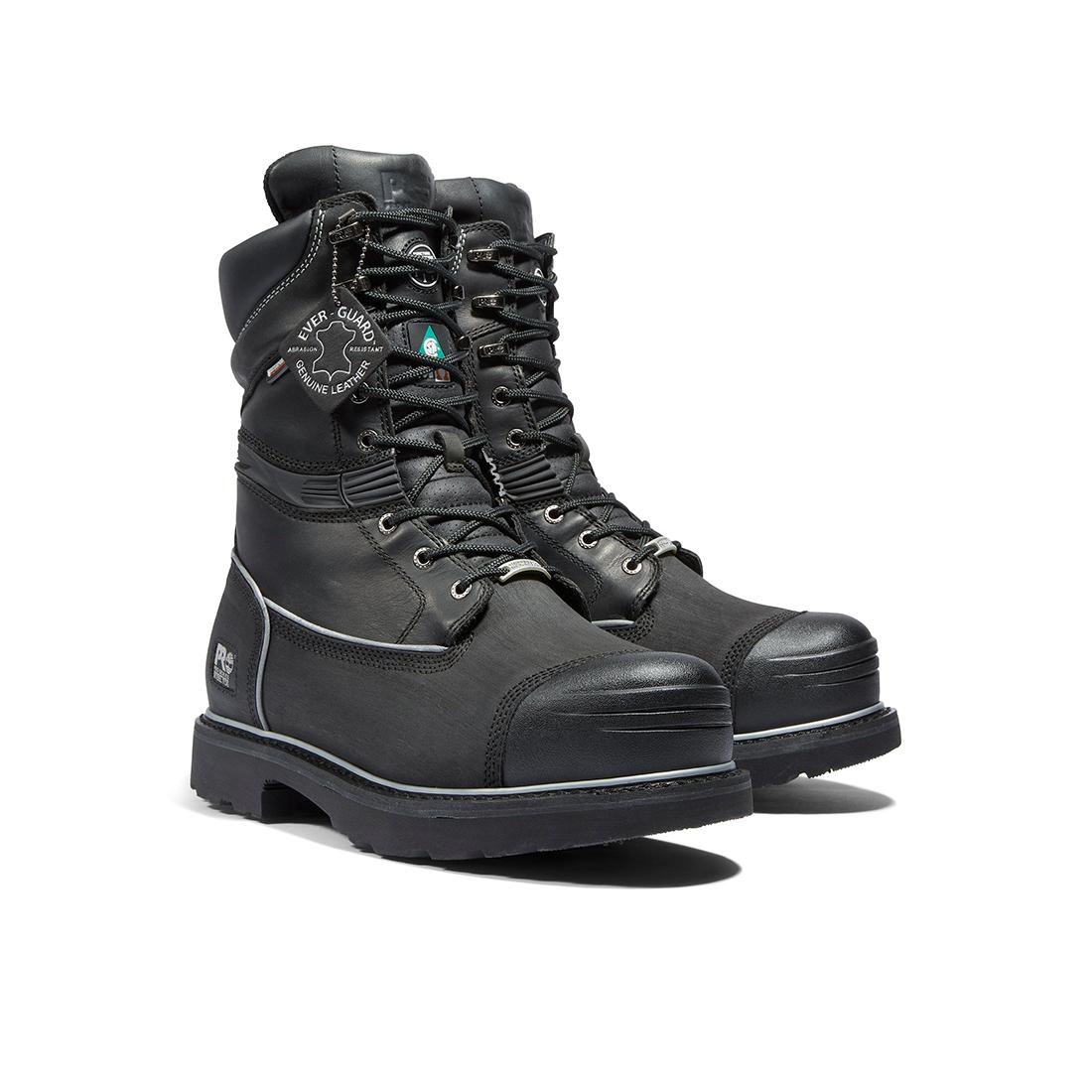 Timberland Pro Gravel Pit Img 10-Inch Waterproof Met Guard Steel-Toe Work Boot Sp Ins 400G Black View