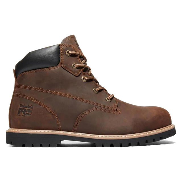 Timberland Pro Gritstone 6 Inch Soft-Toe Boot Brown Profile View