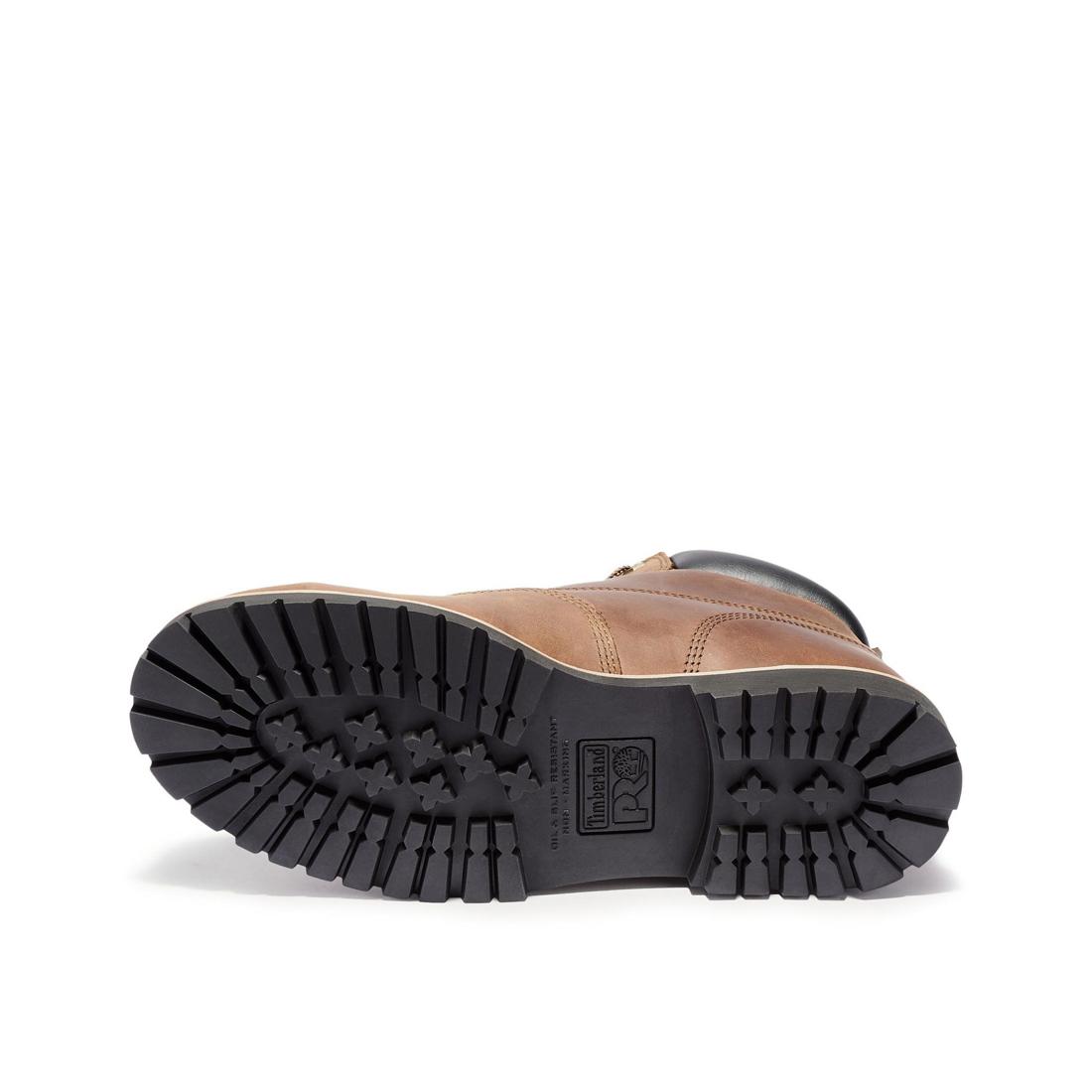 Timberland Pro Gritstone 6 Inch Steel-Toe Work Boot Brown Sole View