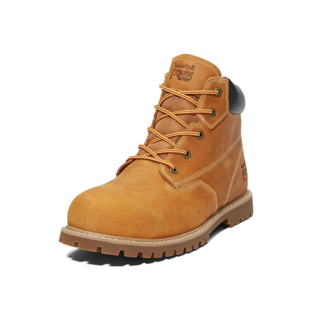 Timberland Pro Gritstone 6 Inch Steel-Toe Work Boot Wheat Detail View