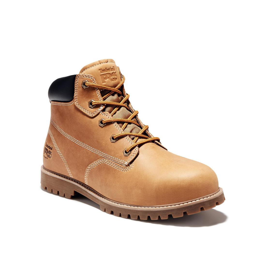 Timberland Pro Gritstone 6 Inch Steel-Toe Work Boot Wheat Medial View