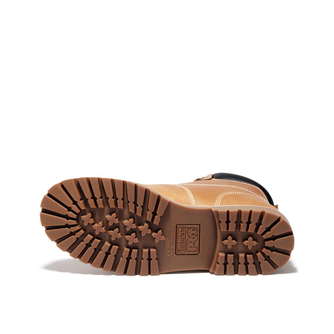 Timberland Pro Gritstone 6 Inch Steel-Toe Work Boot Wheat Sole View