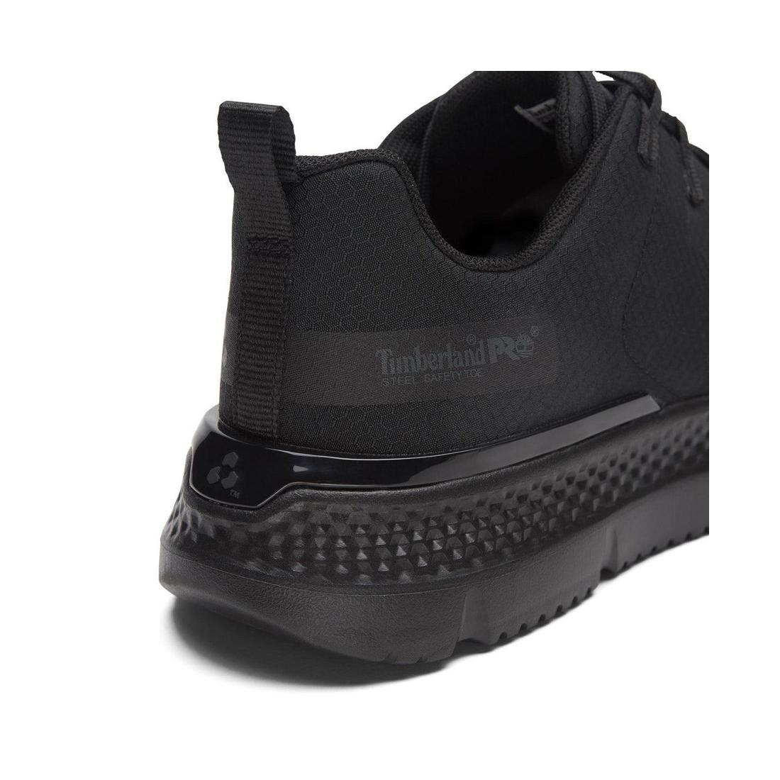 Timberland Pro Intercept Steel-Toe Oxford Work Shoe Black View