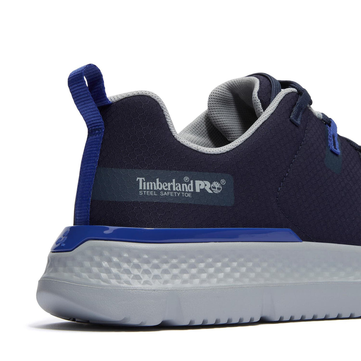 Timberland Pro Intercept Steel Toe Work Shoes Blue A5ME3 heel image