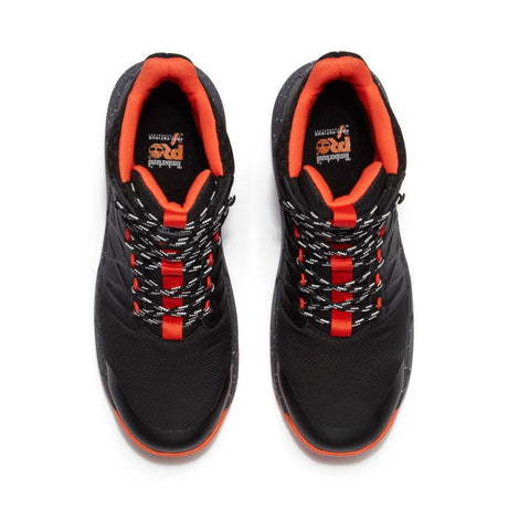 Timberland Pro Morphix Waterproof Composite Toe Work Boots Black Front-upper View