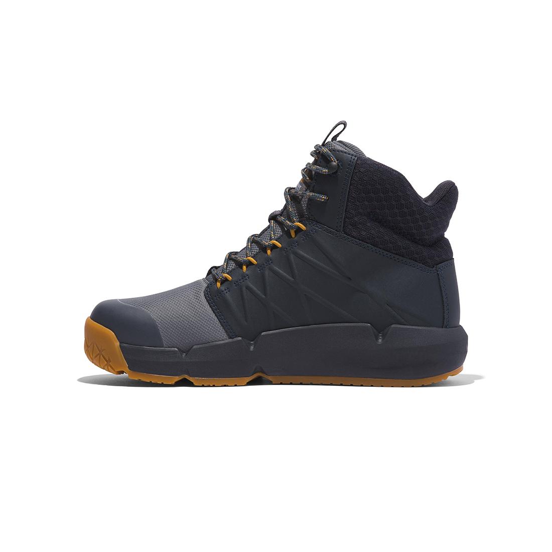 Timberland Pro Morphix 6In Waterproof Composite-Toe Work Boot Grey Angled View