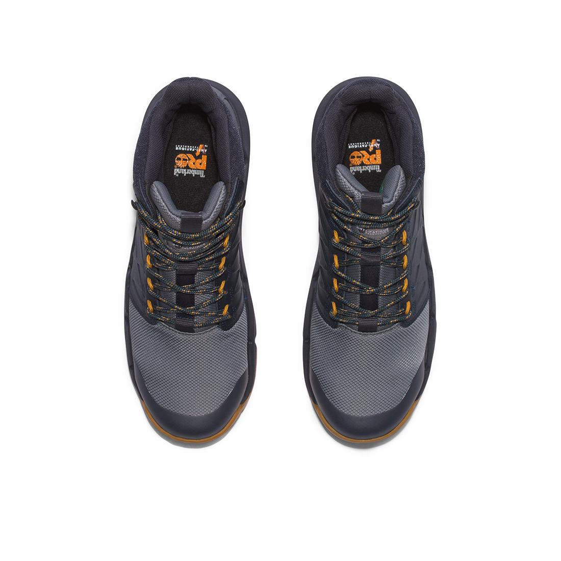 Timberland Pro Morphix 6In Waterproof Composite-Toe Work Boot Grey Front-upper View