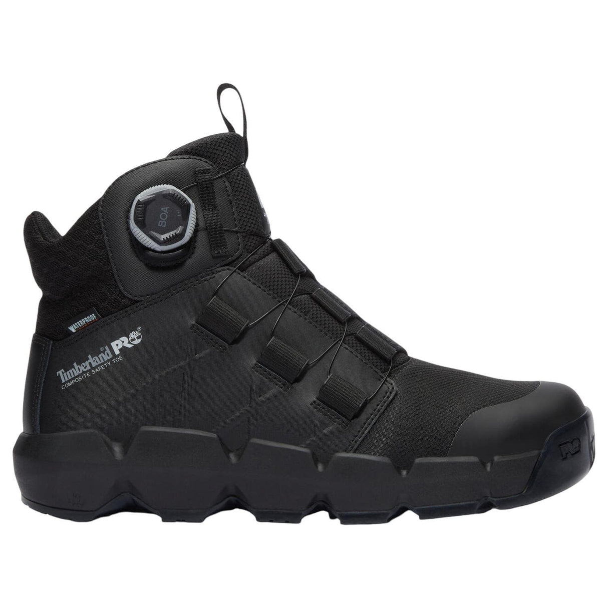 Timberland Pro Morphix 6 Inch Composite Toe Waterproof BOA Work Boots Black A438G profile image