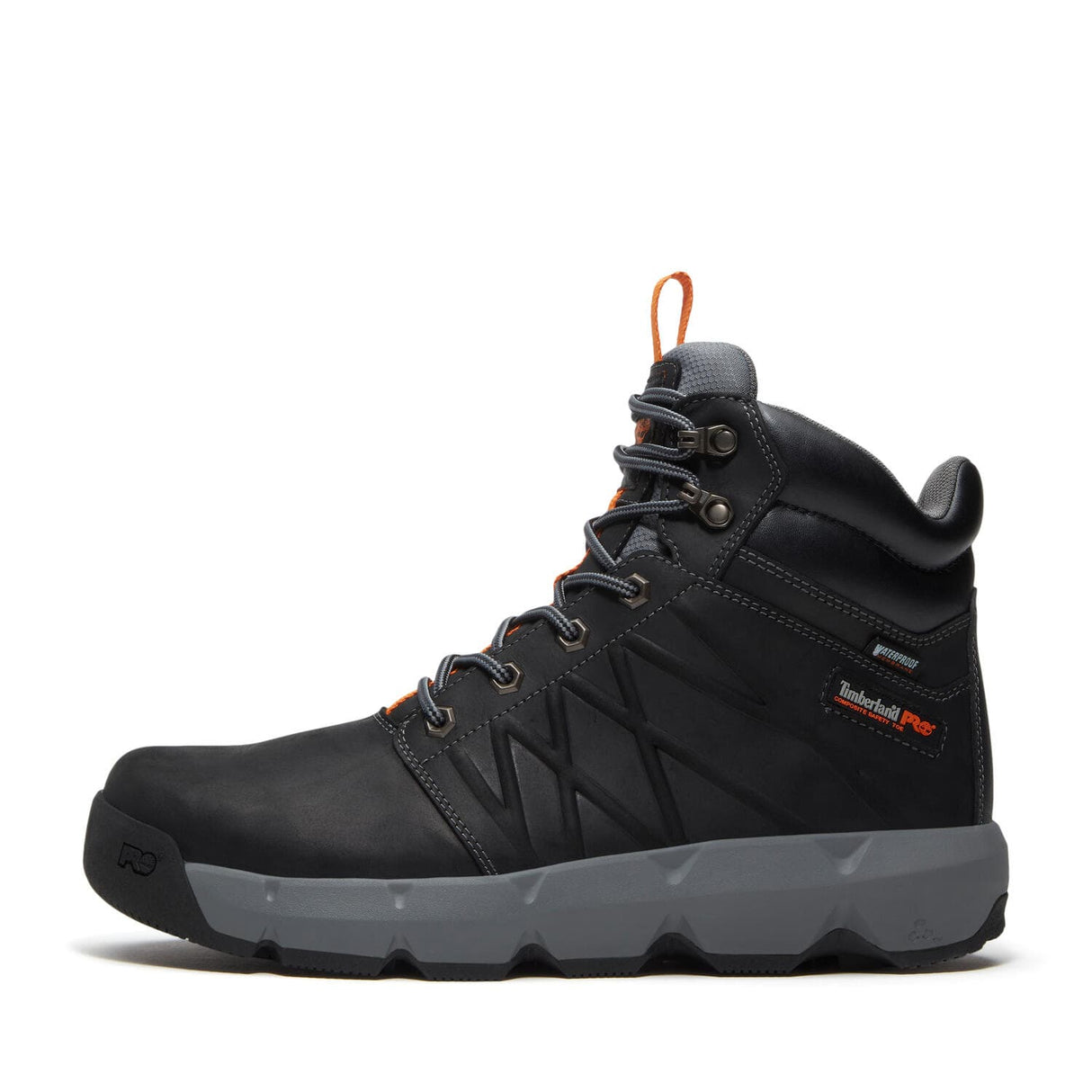 Timberland Pro Morphix 6 Inch Composite Toe Waterproof EH Work Boots Black A42M8 medial image